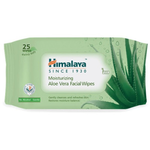 Moisturizing Aloe Vera Facial Wipes 25 wipes
